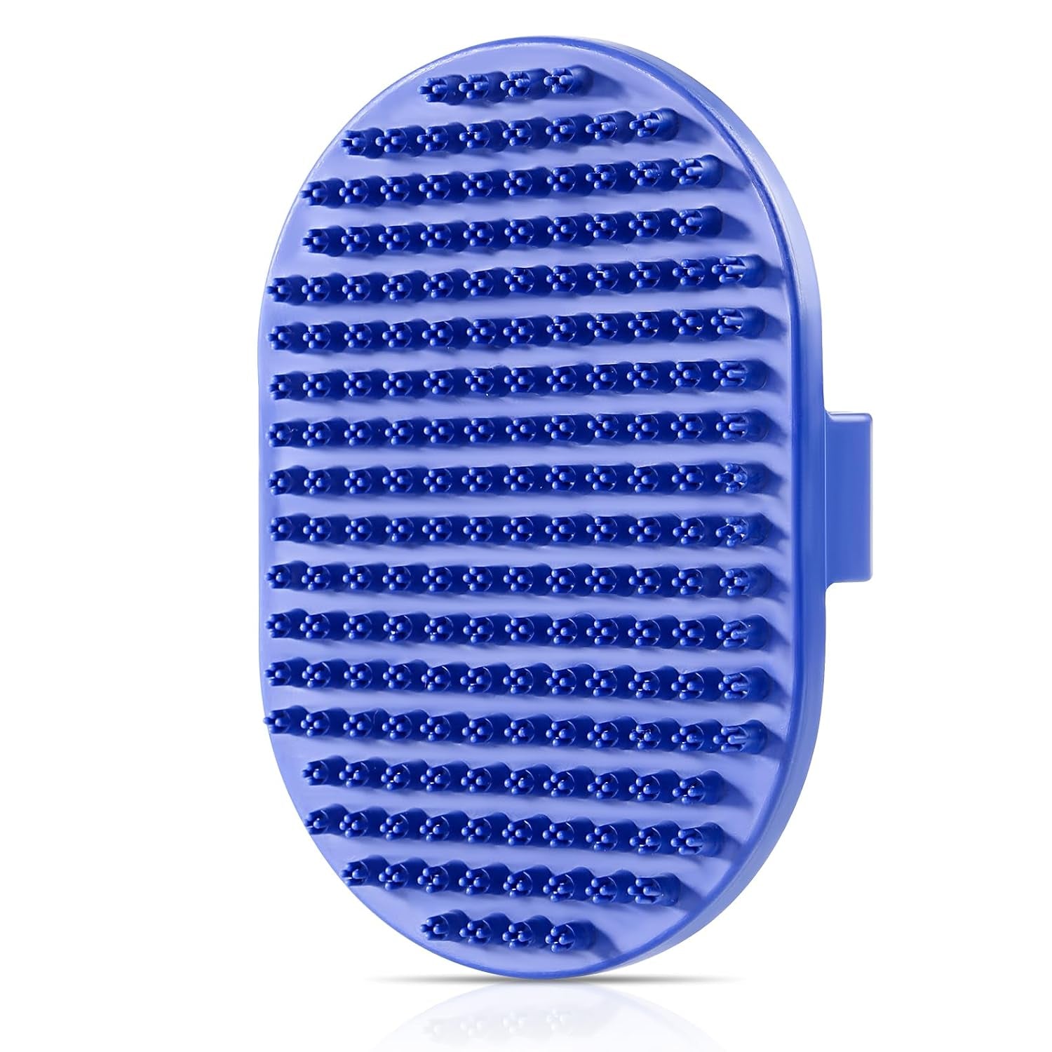 Dog Bath Brush,  Rubber Massage Dog Shampoo Brush, Used for Pet Grooming, Removing Shedding Fur, Combing Tangles and Dead Fur, Suitable for Pet Dogs and Cats (Blue)