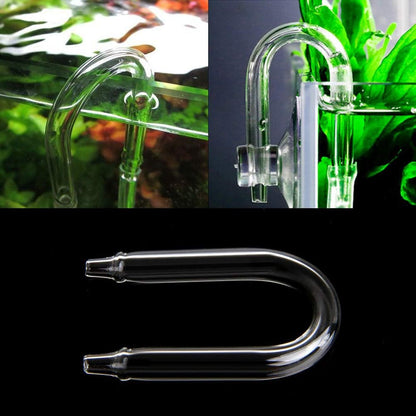 Co2 Diffuser U Shape Aquarium Diffuser Co2, Fish Tank Mini Co2 Diffuser Tube for Aquarium Fish Tank