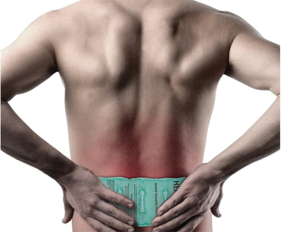 Instant Heat Packs Medium (5×9”)- Medical Grade Reusable Green 1-Pack Fast and HOT - Made in USA for Muscle Aches, Back, Arm, Shoulder, Pain Relief, Warmth on the Go; Heating Pad Click Heat