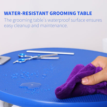 Dog Grooming Table for Dogs At-Home - 360 Rotating Medium Small Dog Grooming Table Adjustable Grooming Arm Includes Grooming Arm, Loop Noose