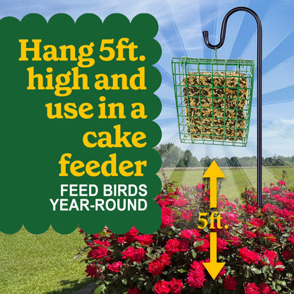 Premium Gourmet Wild Bird Seed Cake, Bird Food, 2 Lb, 1 Pack, Dry