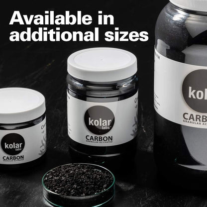 Crystal Cal Activated Carbon – Small Jar, Activated Charcoal for Aquariums and Fish Tanks