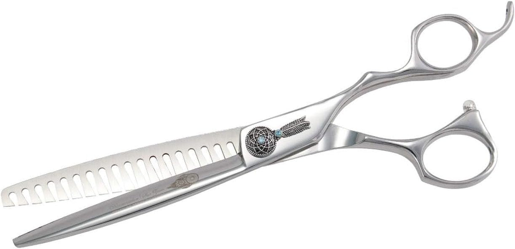 Dreamcatcher Grooming Shears Sets Sue Zecco Professional Quality Grooming Pet Shears (18 Tooth Blender)