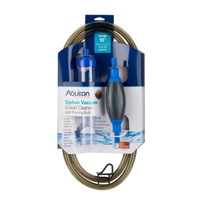 Aquarium Siphon Vacuum Gravel Cleaner with Bulb Large - 10 Inches