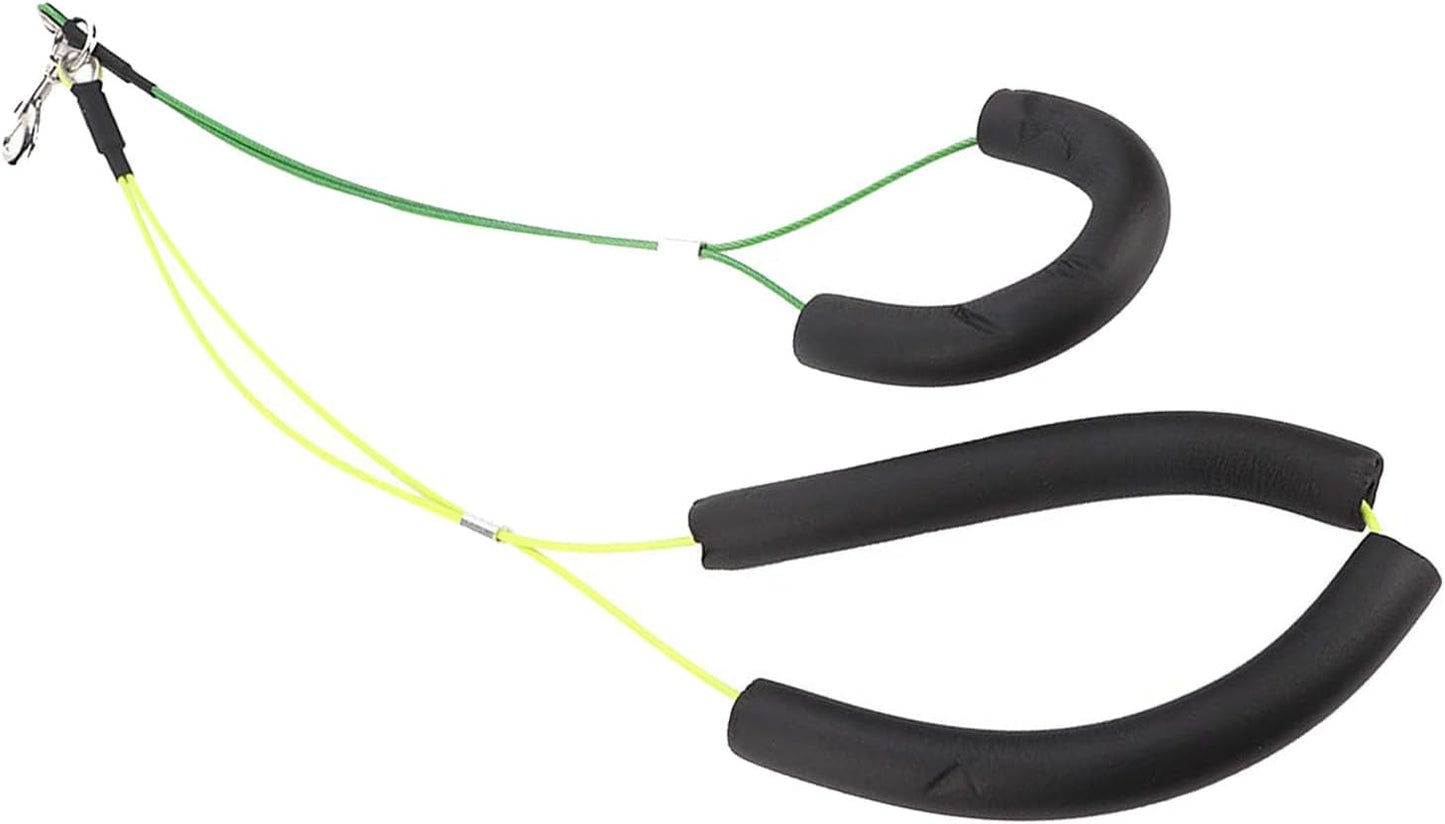 Adjustable Pet Grooming Leash No-Sit Haunch Holder Restraint Wash Choker Dogs Cats Grooming Table Arm(Yellow+Green)