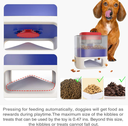 Dog Puzzle Toy Dogs Brain Stimulation Mentally Stimulating Toys Puppy Treat Food Dispenser Level-2 Interactive Game for Small/Medium/Large Training Chewer Birthday Gift
