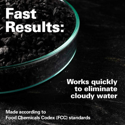 Crystal Cal Activated Carbon – Small Jar, Activated Charcoal for Aquariums and Fish Tanks