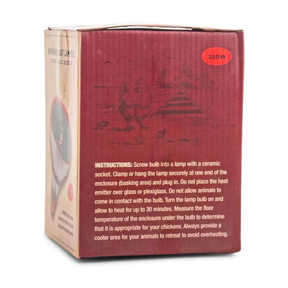 Culinary Coop Infrared Heat Lamp Bulb 250 Watt