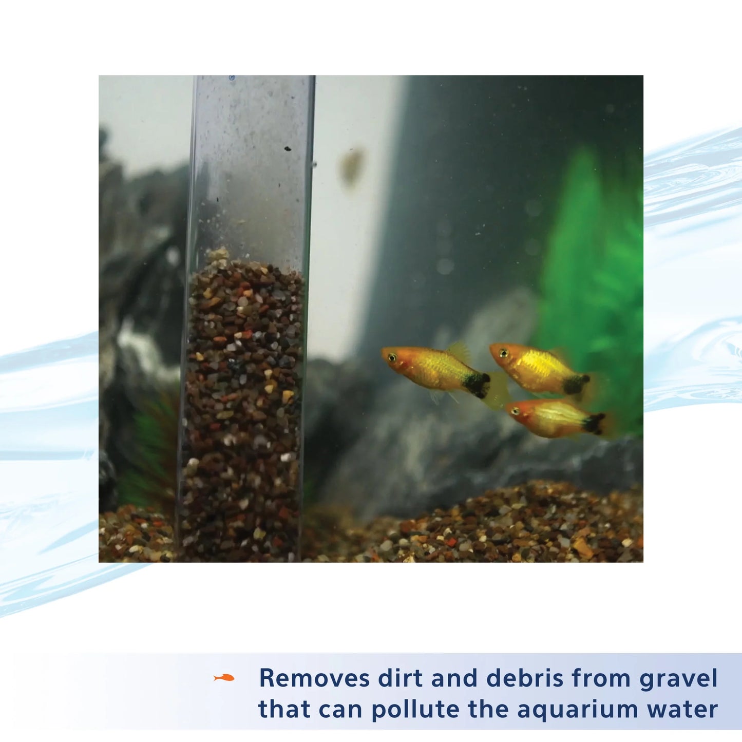 Aquarium Siphon Vacuum Gravel Cleaner with Bulb Large - 10 Inches
