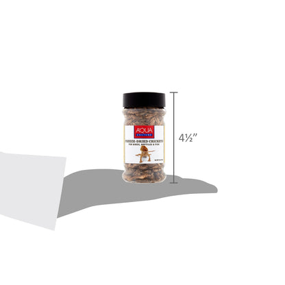 (4 Pack) Aqua Culture Freeze-Dried Crickets for Birds, Reptiles & Fish, 1.2 Oz