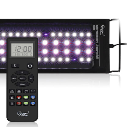 Hygger Advanced Remote Control Aquarium Light Customizable Full Spectrum Fish...