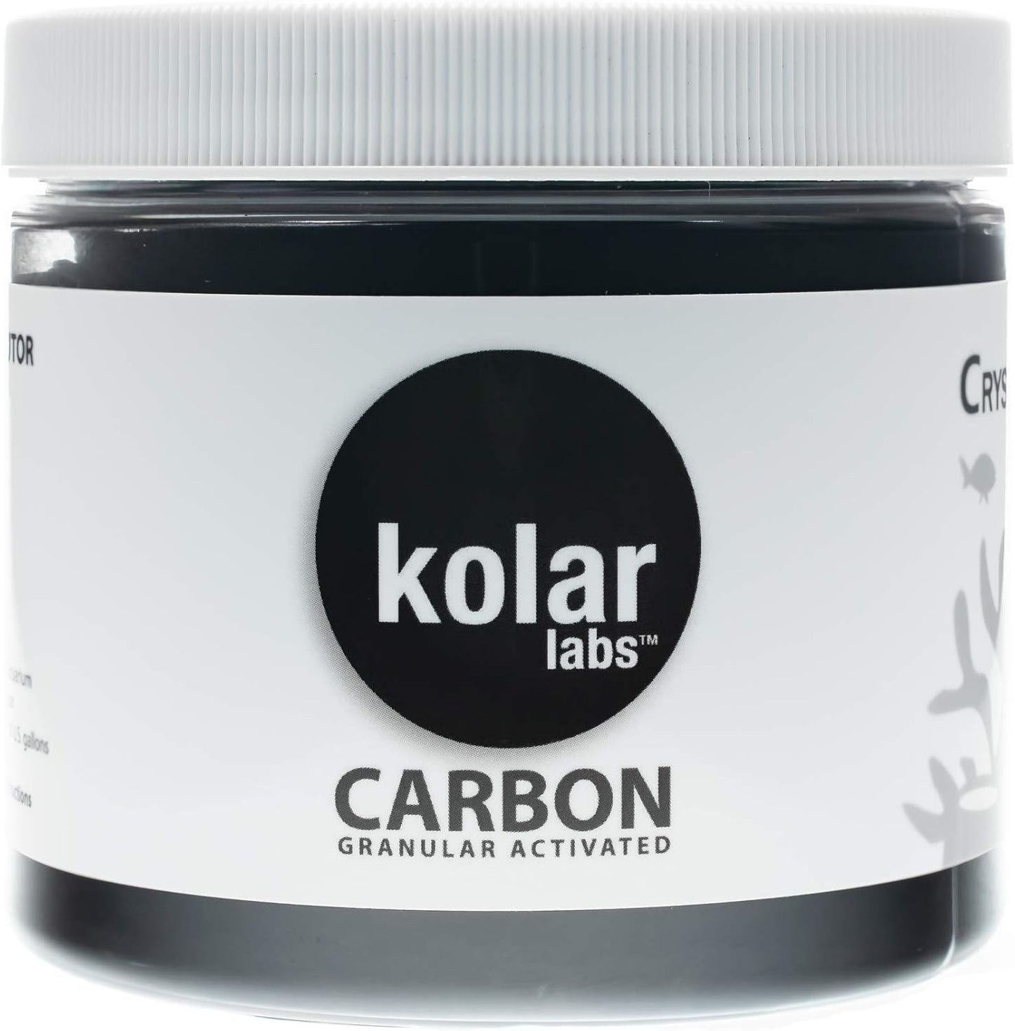 Crystal Cal Activated Carbon – Small Jar, Activated Charcoal for Aquariums and Fish Tanks