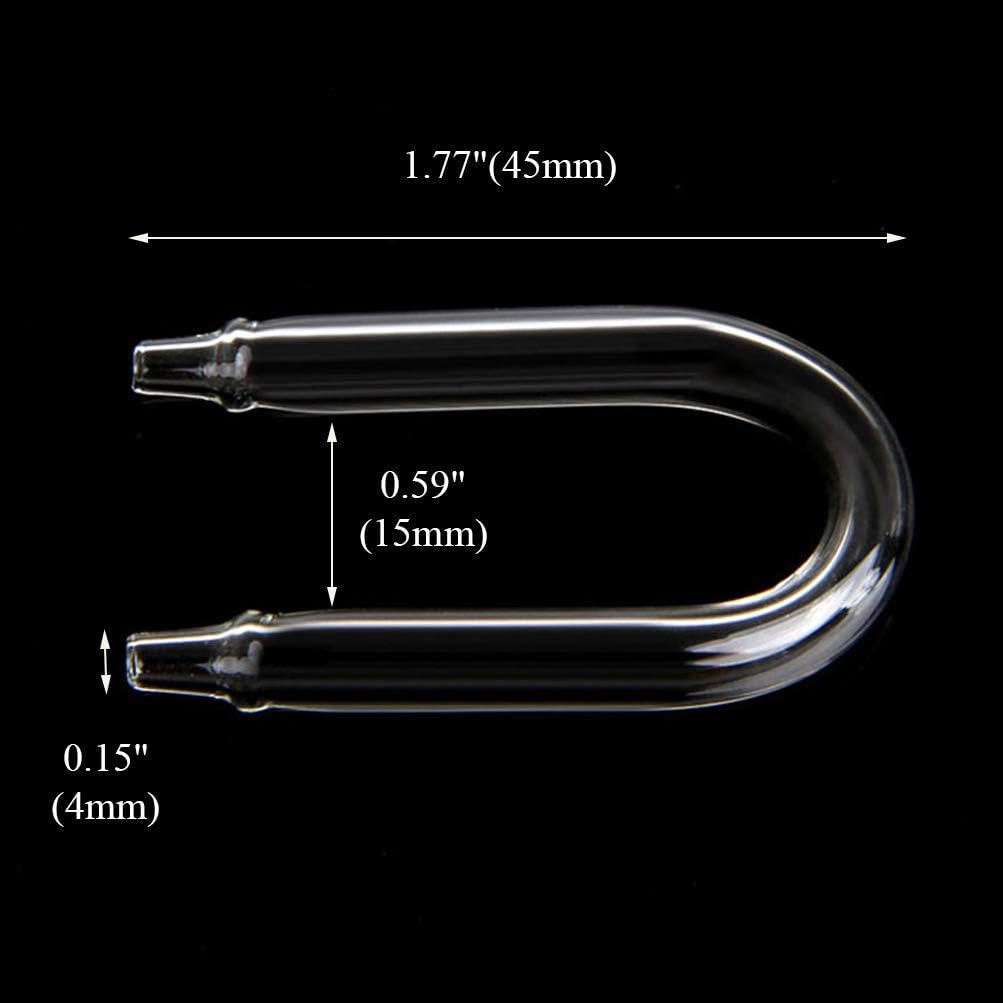 Co2 Diffuser U Shape Aquarium Diffuser Co2, Fish Tank Mini Co2 Diffuser Tube for Aquarium Fish Tank