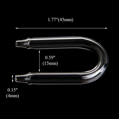Co2 Diffuser U Shape Aquarium Diffuser Co2, Fish Tank Mini Co2 Diffuser Tube for Aquarium Fish Tank