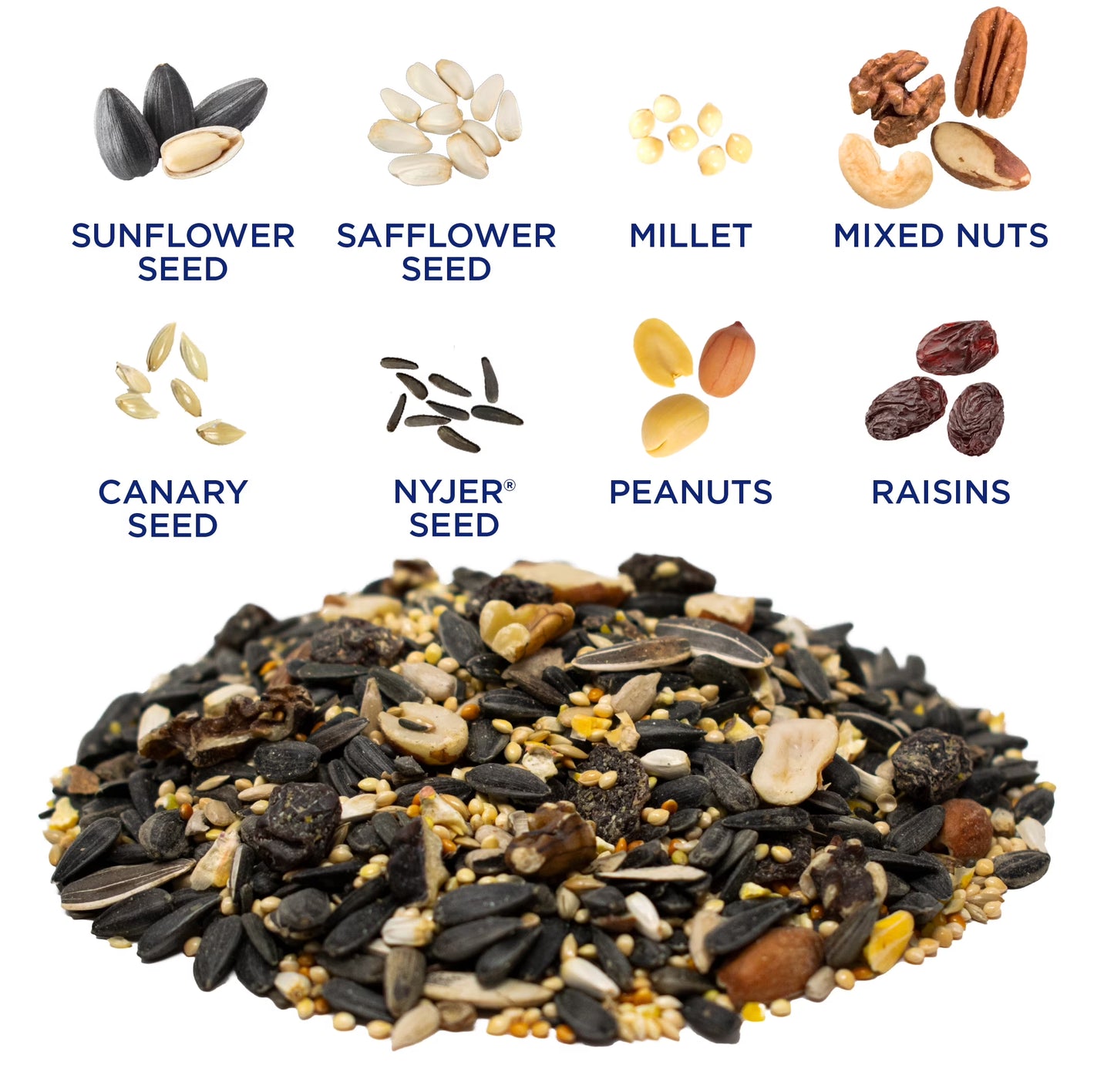 Extreme Variety Wild Bird Food, Dry, 15 Lbs., 1 Count per Pack