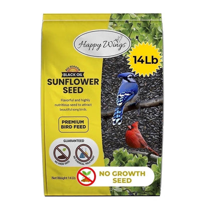 Sunflower Seeds 14 Lb No Grow Birdseed, Wild Bird Food. Dry, New