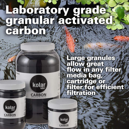 Crystal Cal Activated Carbon – Small Jar, Activated Charcoal for Aquariums and Fish Tanks