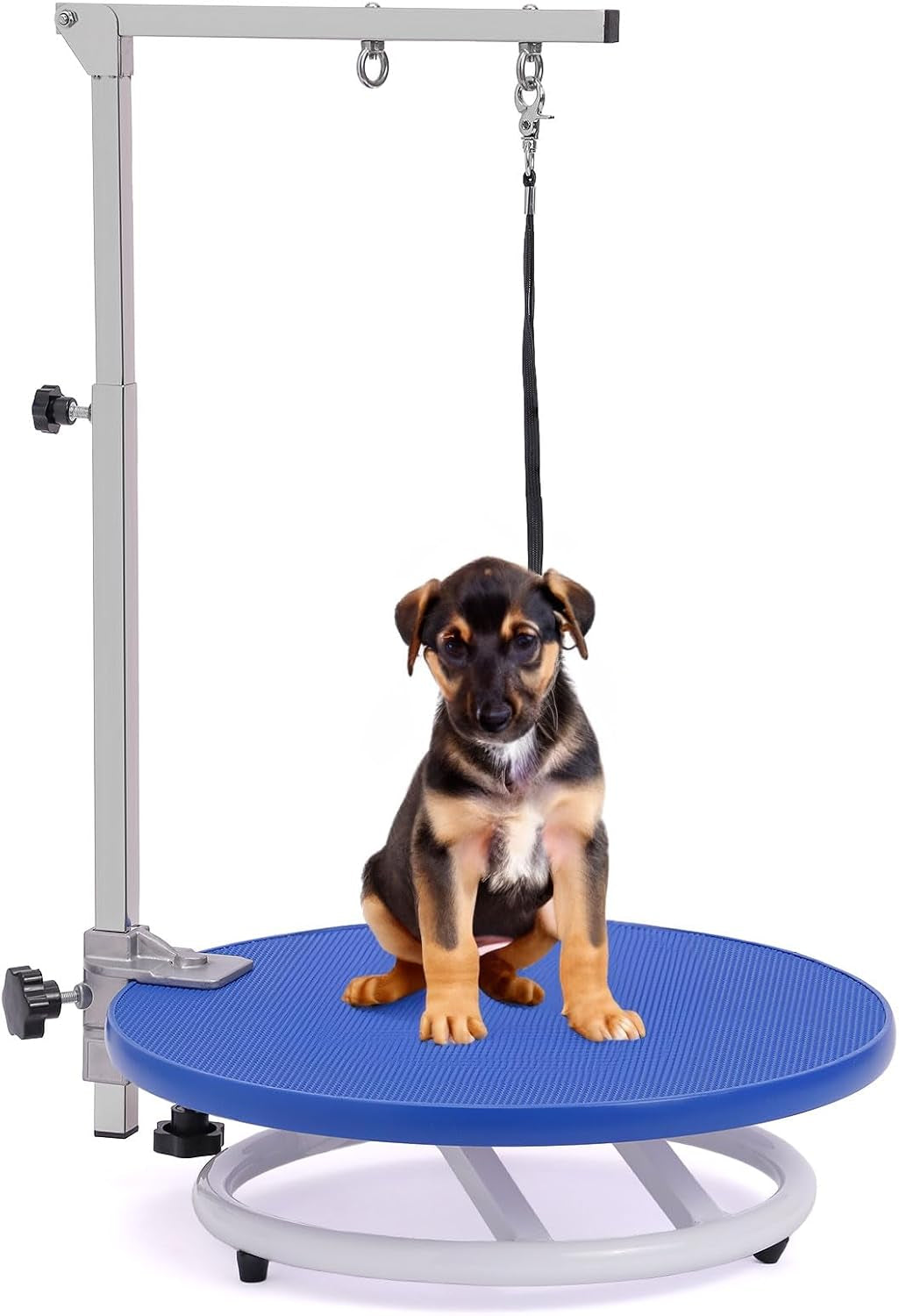 Dog Grooming Table for Dogs At-Home - 360 Rotating Medium Small Dog Grooming Table Adjustable Grooming Arm Includes Grooming Arm, Loop Noose