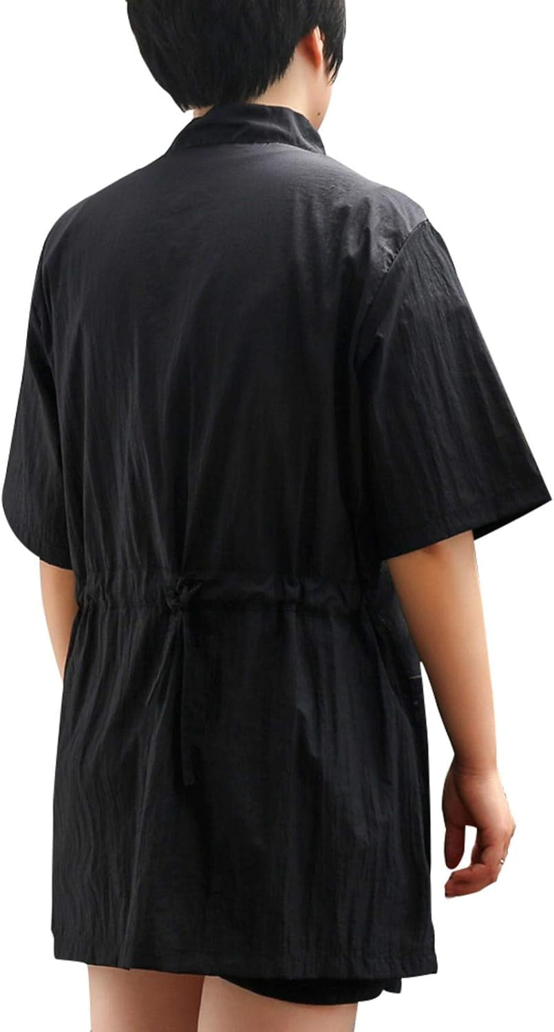 Grooming Smock,Anti-Static Smock for Dog Cat Beauty,Water Resistant Barber Apron Jacket for Hair Salon,Workwear Barber for Women Men (Large)
