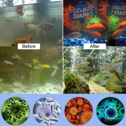 Aquarium Lights 5 W Submersible Light Aquarium Clean Light for Aquarium Water Clean Green Clear Waterproof Clean Lamp