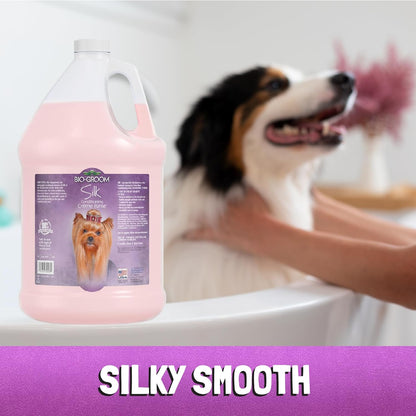 Silk Creme Rinse Dog Hair Conditioner - Puppy Conditioner & Detangler for Dogs, Adds Moisture to Skin & Coat, Cruelty Free Product, Made in USA - 5 Gallons